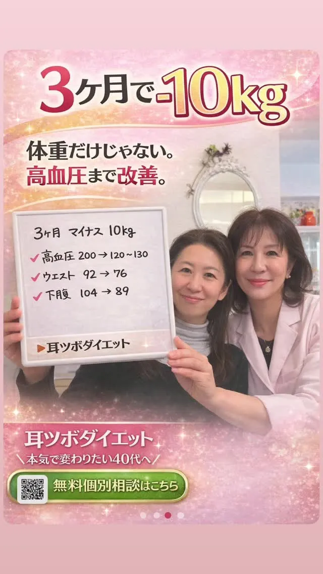 「体重が減っただけじゃない。